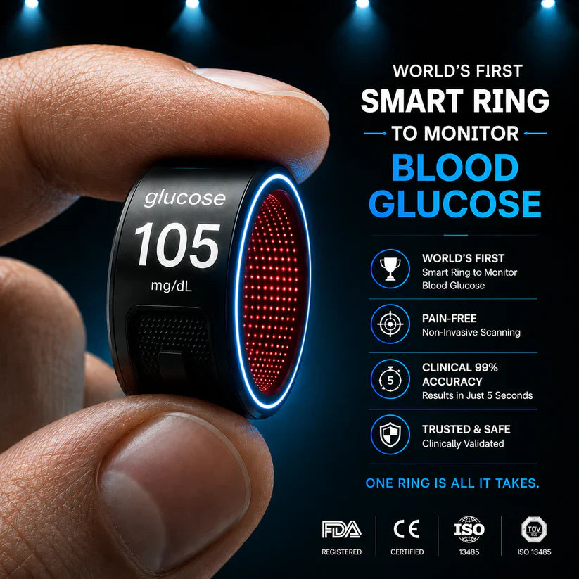 🎉 83% OFF Launch Offer🔥BRAMMSON™ G1 Non-Invasive Smart Ring（Mayo Clinic Recommended）