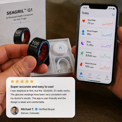 🎉 83% OFF Launch Offer🔥BRAMMSON™ G1 Non-Invasive Smart Ring（Mayo Clinic Recommended）