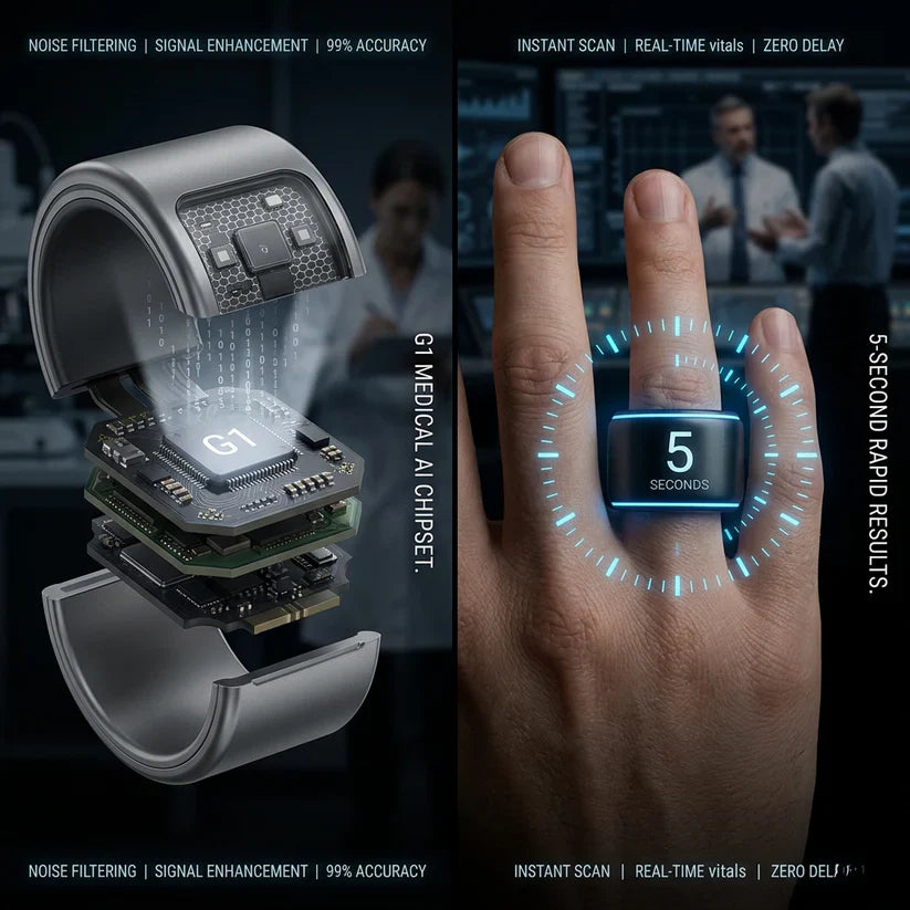 🎉 83% OFF Launch Offer🔥BRAMMSON™ G1 Non-Invasive Smart Ring（Mayo Clinic Recommended）