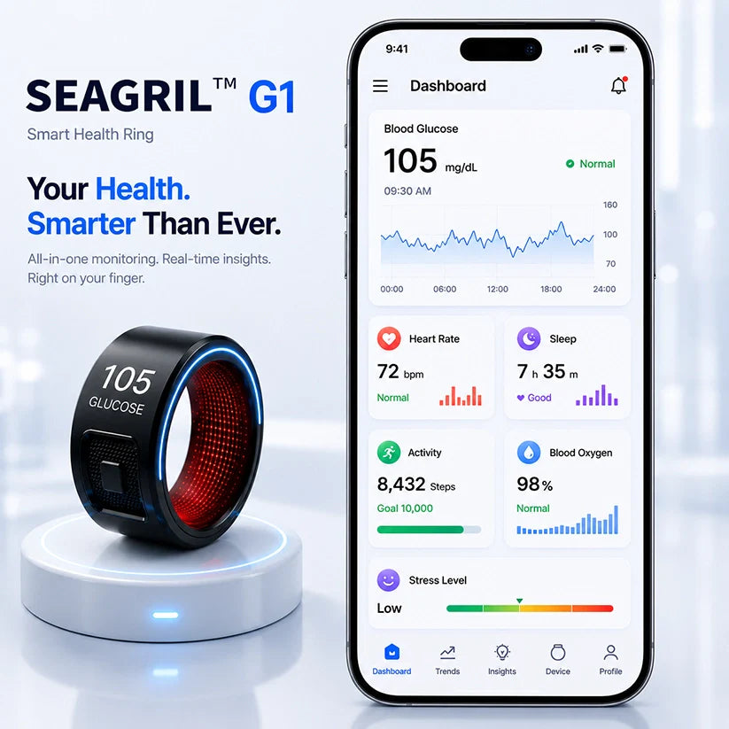 🎉 83% OFF Launch Offer🔥BRAMMSON™ G1 Non-Invasive Smart Ring（Mayo Clinic Recommended）