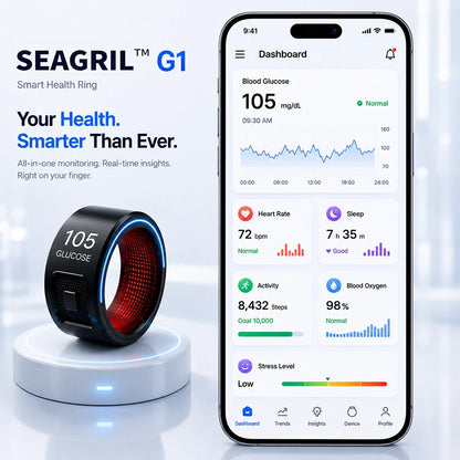 🎉 83% OFF Launch Offer🔥BRAMMSON™ G1 Non-Invasive Smart Ring（Mayo Clinic Recommended）